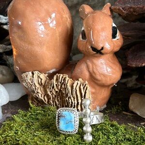 925 Sterling it’s all in the details golden hills turquoise ring